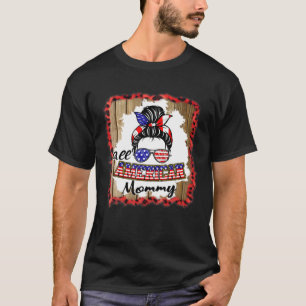 Camiseta Toda La Mami Estadounidense Familia Patriótica De 