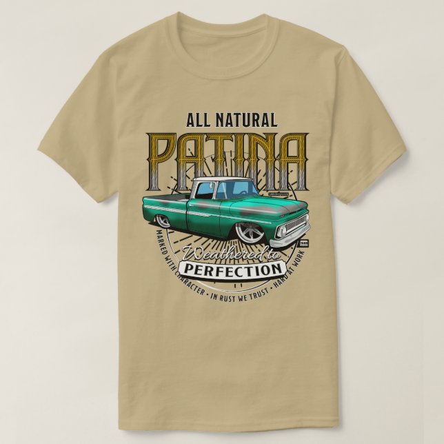 Camiseta Toda la Patina Natural GREEN (Diseño del anverso)