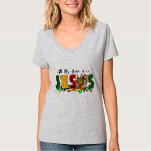 Camiseta :  Toda mi esperanza está en Jesús