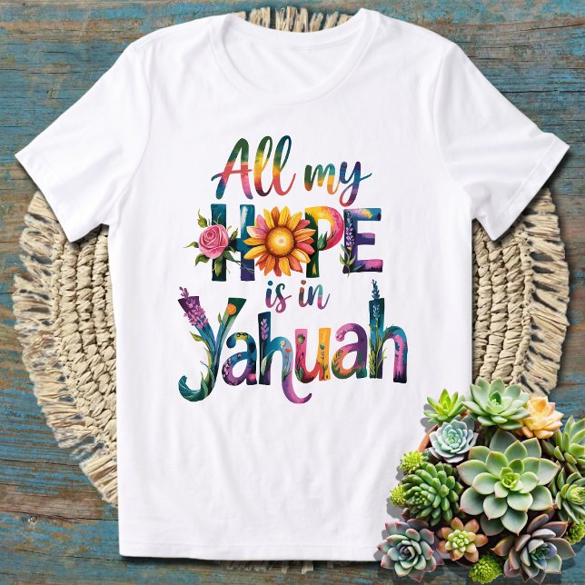 Camiseta Toda mi fe está en Yahuah - Espiritualidad Poderos (Subido por el creador)