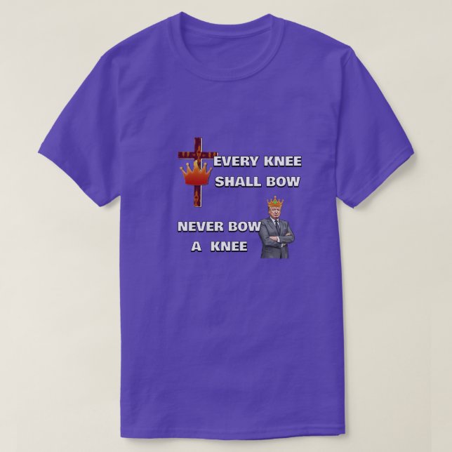 Camiseta TODA RODILLA SE DOBLARÁ (Diseño del anverso)