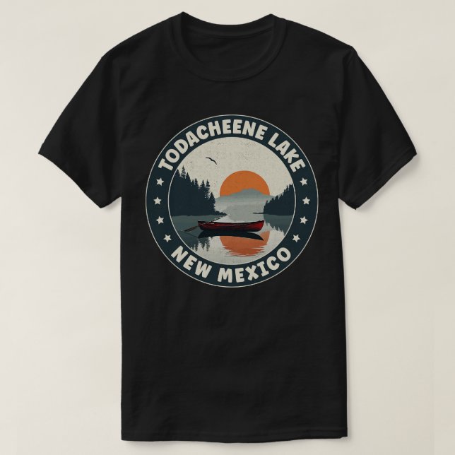 Camiseta Todacheene Lake New Mexico Sunset (Diseño del anverso)