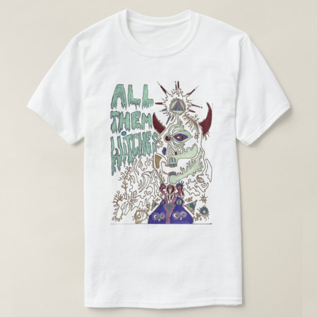 Camiseta todas ellas brujas, todas brujas, brujas, todas (Diseño del anverso)