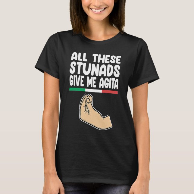 Camiseta todas estas maniobras me dan agita Italia Vaffancu (Anverso)