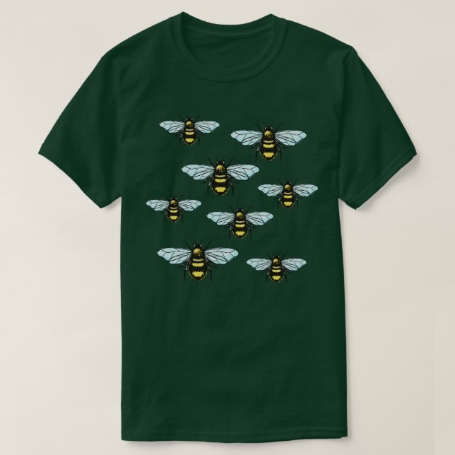 Camiseta Todas las abejas (Diseño del anverso)