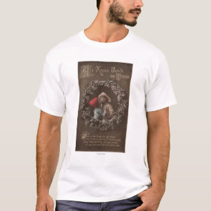 Camiseta Todas las alegrías de Navidad sean el besarse de