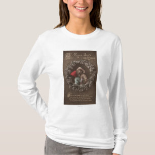 Camiseta Todas las alegrías de Navidad sean el besarse de