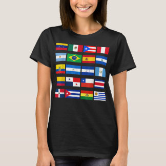 Camiseta Todas las banderas latinoamericanas son patrimonio