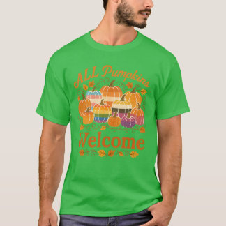 Camiseta Todas las calabazas son bienvenidas - Banderas de