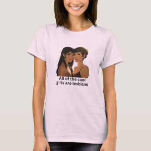 Camiseta Todas las chicas geniales son lesbianas - Orgullo 