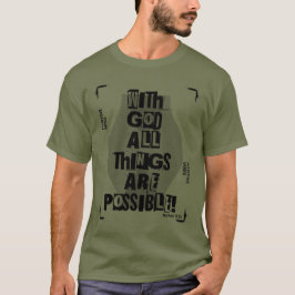 Camiseta Todas las cosas son posibles