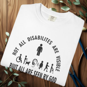 Camiseta Todas las discapacidades son visibles