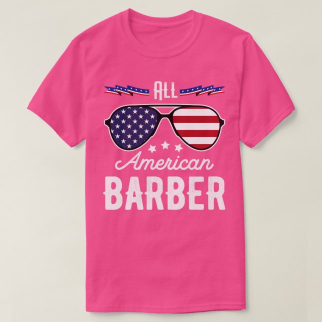 Camiseta Todas Las Gafas De Sol De Barber Estadounidenses D (Diseño del anverso)