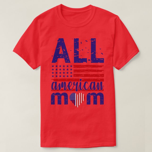 Camiseta Todas las gafas de sol de la bandera estadounidens (Diseño del anverso)