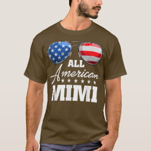 Camiseta Todas las gafas de sol de la bandera estadounidens