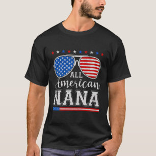 Camiseta Todas Las Gafas De Sol Patrióticas De Norteamérica