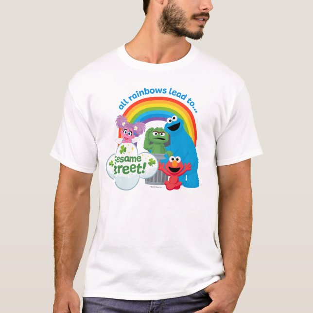Camiseta Todas las lluvias llevan a Plaza Sésamo (Anverso)