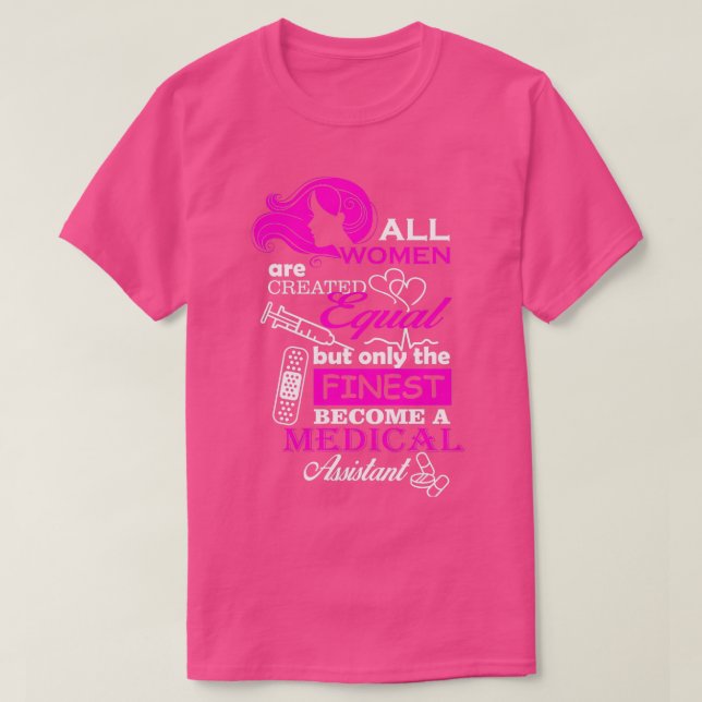 Camiseta Todas Las Mujeres Se Crean Iguales Pero SóloEl Mej (Diseño del anverso)