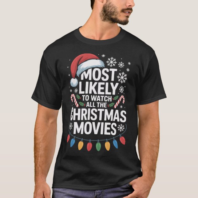 Camiseta Todas Las Películas De Los Navidades Más Probables (Anverso)