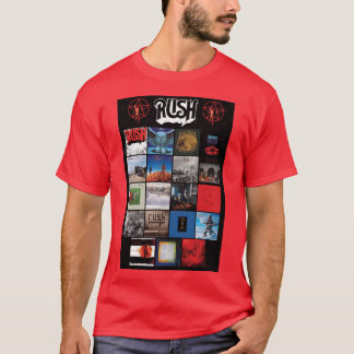 Camiseta Todas las pósters de álbum RushBand Completado chi