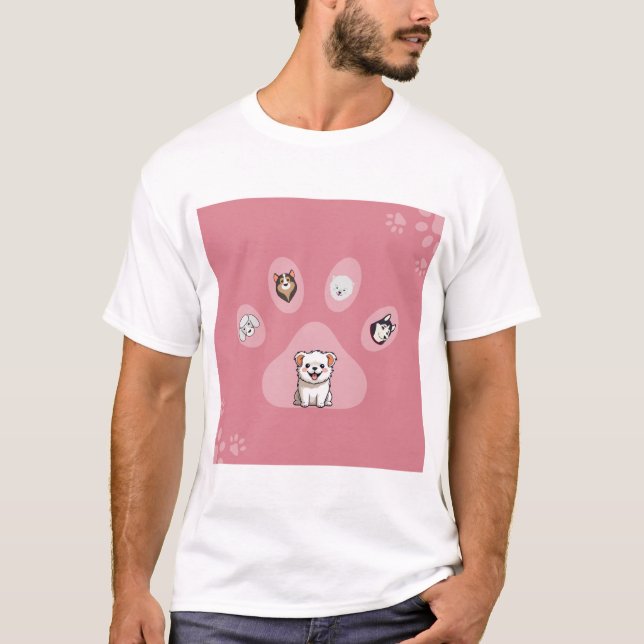 Camiseta Todas las razas, un amor (Anverso)