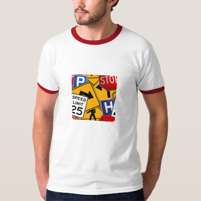 Camiseta Todas las señales de tráfico (Anverso)