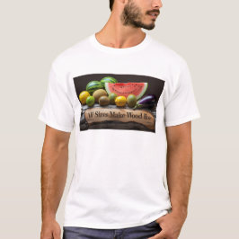 Camiseta Todas las tallas hacen que la madera se eleve