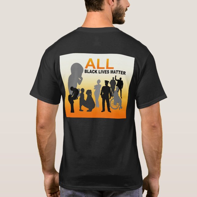 Camiseta Todas las vidas negras importan (Reverso)