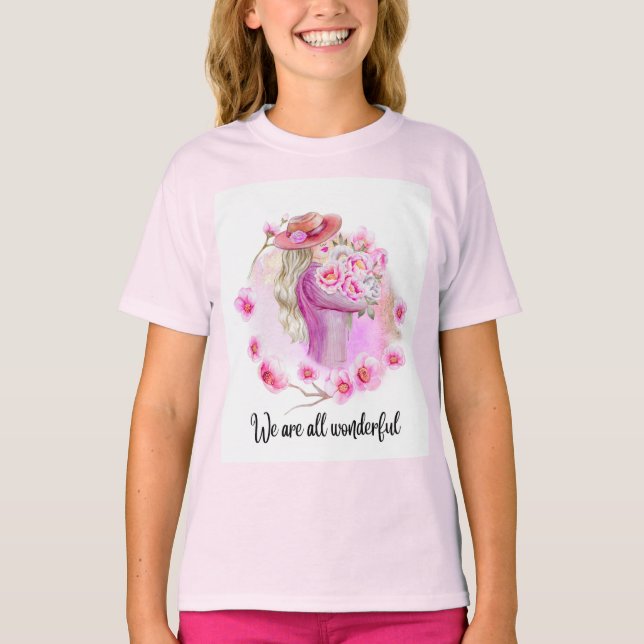 Camiseta Todas somos chicas maravillosas  (Anverso)