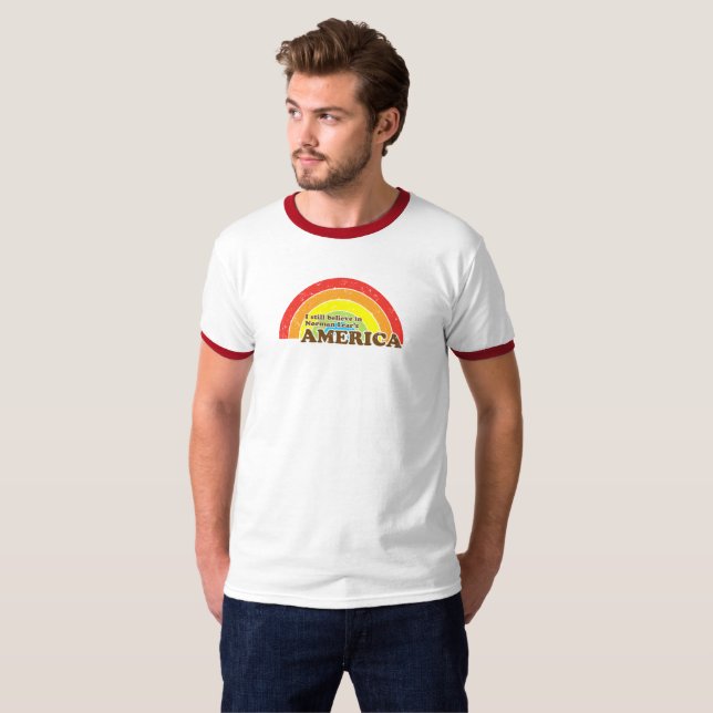 Camiseta Todavía creo en América de Norman Lear (Anverso completo)