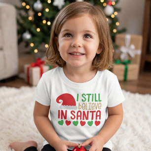 Camiseta Todavía creo en la Navidad de Santa Claus