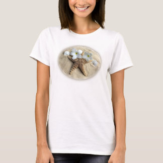 Camiseta Todavía de la playa vida - estrella de mar, dólar