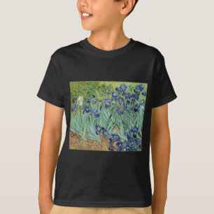 Camiseta Todavía de Van Gogh vida: Florero con los iris