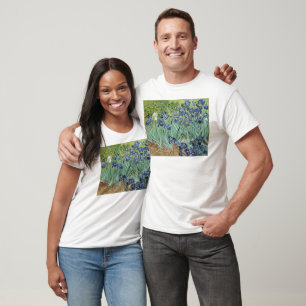 Camiseta Todavía de Van Gogh vida: Florero con los iris