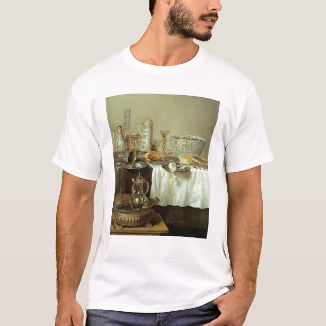 Camiseta Todavía del desayuno vida, 1638 (Anverso)