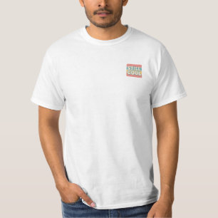 Camiseta TODAVÍA GUAY - Rayas retro pastel ventilado 70s 80