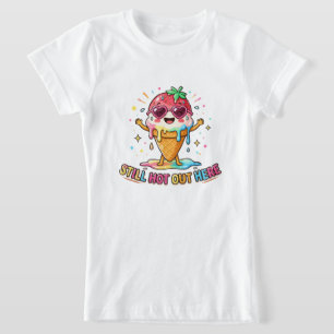Camiseta Todavía hace calor aquí Kawaii Helado