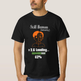 Camiseta Todavía humano (casi) - Cyborg futurista