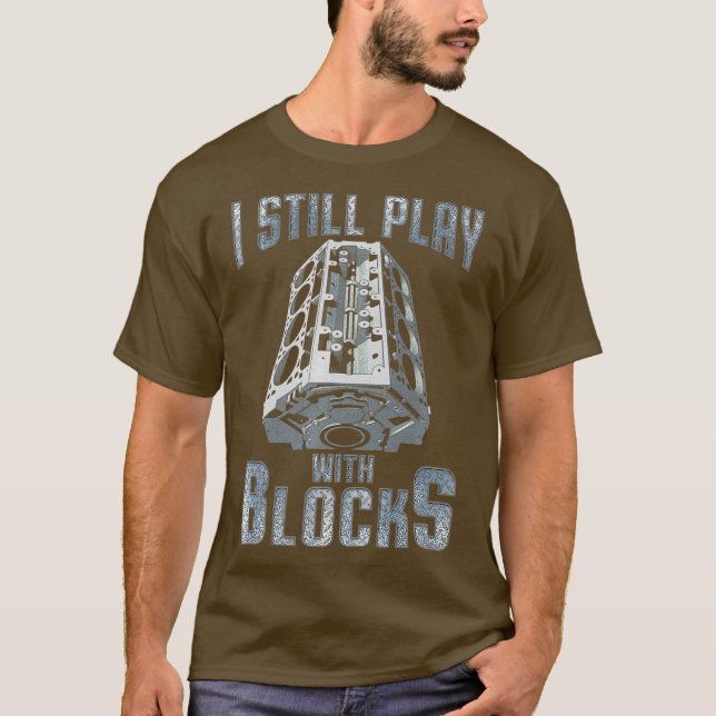 Camiseta Todavía Juego Con Blocks Mechanft Gift Premium (Anverso)