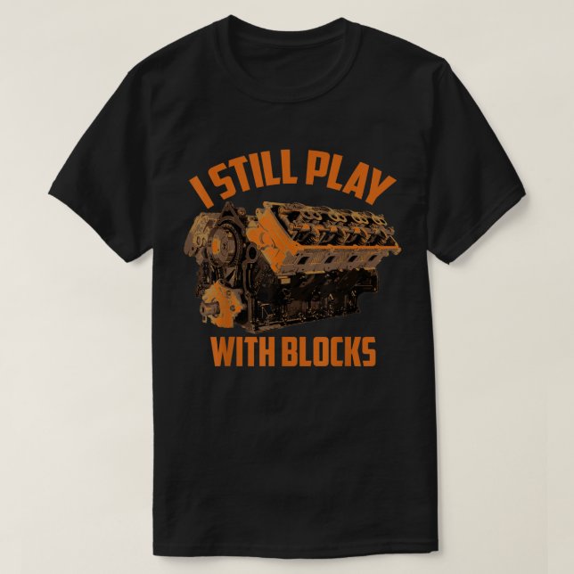 Camiseta Todavía Juego Con Bloques (Diseño del anverso)