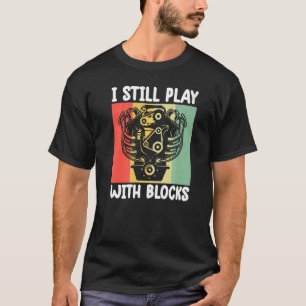 Camiseta todavía juego con bloques Motor Mecánico