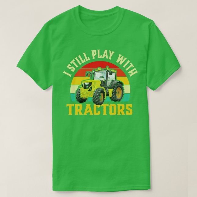 Camiseta Todavía juego con los tractores (Diseño del anverso)