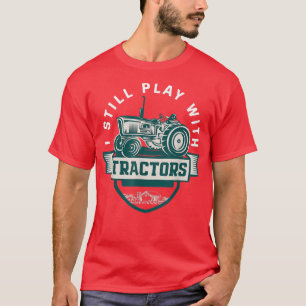 Camiseta Todavía juego con los tractores de la divertida gr
