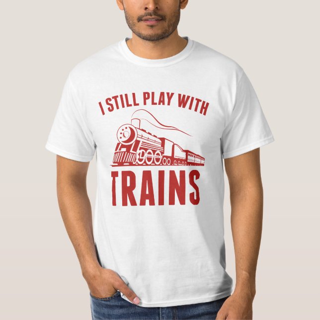 Camiseta Todavía Juego Con Los Trenes (Anverso)
