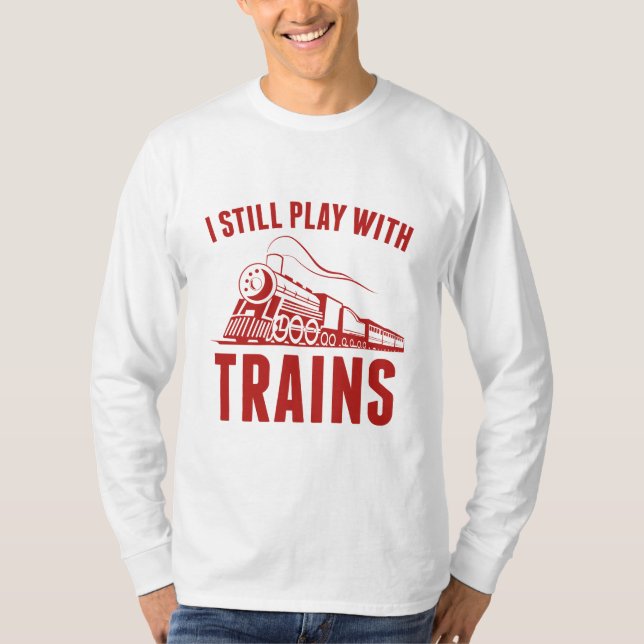 Camiseta Todavía Juego Con Los Trenes (Anverso)