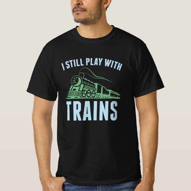 Camiseta Todavía Juego Con Los Trenes (Anverso)