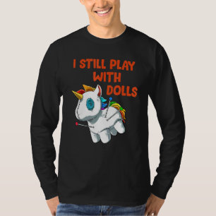 Camiseta Todavía Juego Con Muñecas Voodoo Doll Unicorn