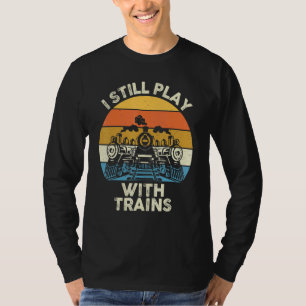 Camiseta Todavía juego con trenes maquinistas de locomotora