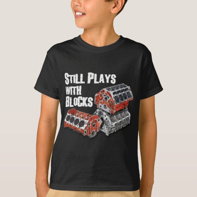 Camiseta Todavía juegos con los bloques (Anverso)