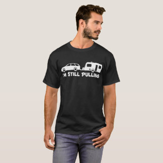 Camiseta Todavía tracción del campista divertido de la